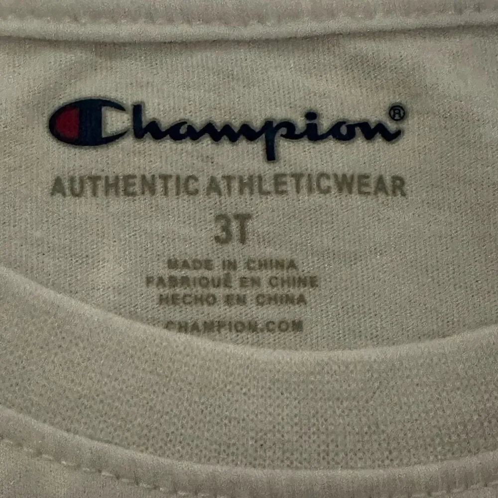 Champion / Reebok Short-Sleeve T-Shirt Lot White & Pink | Toddler Girl Size 3T